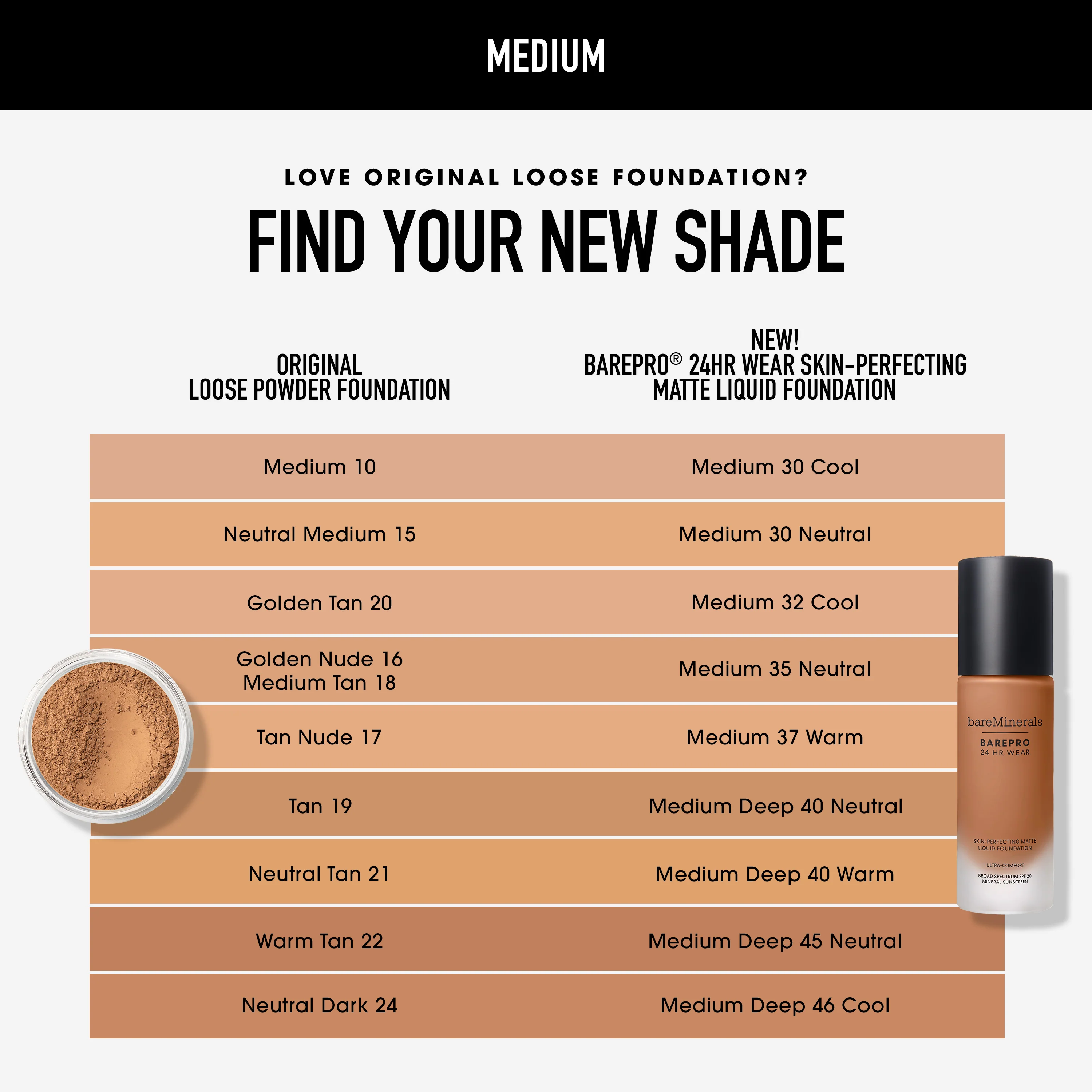 BAREPRO® 24HR Wear Skin-Perfecting Matte Liquid Foundation - Image 135
