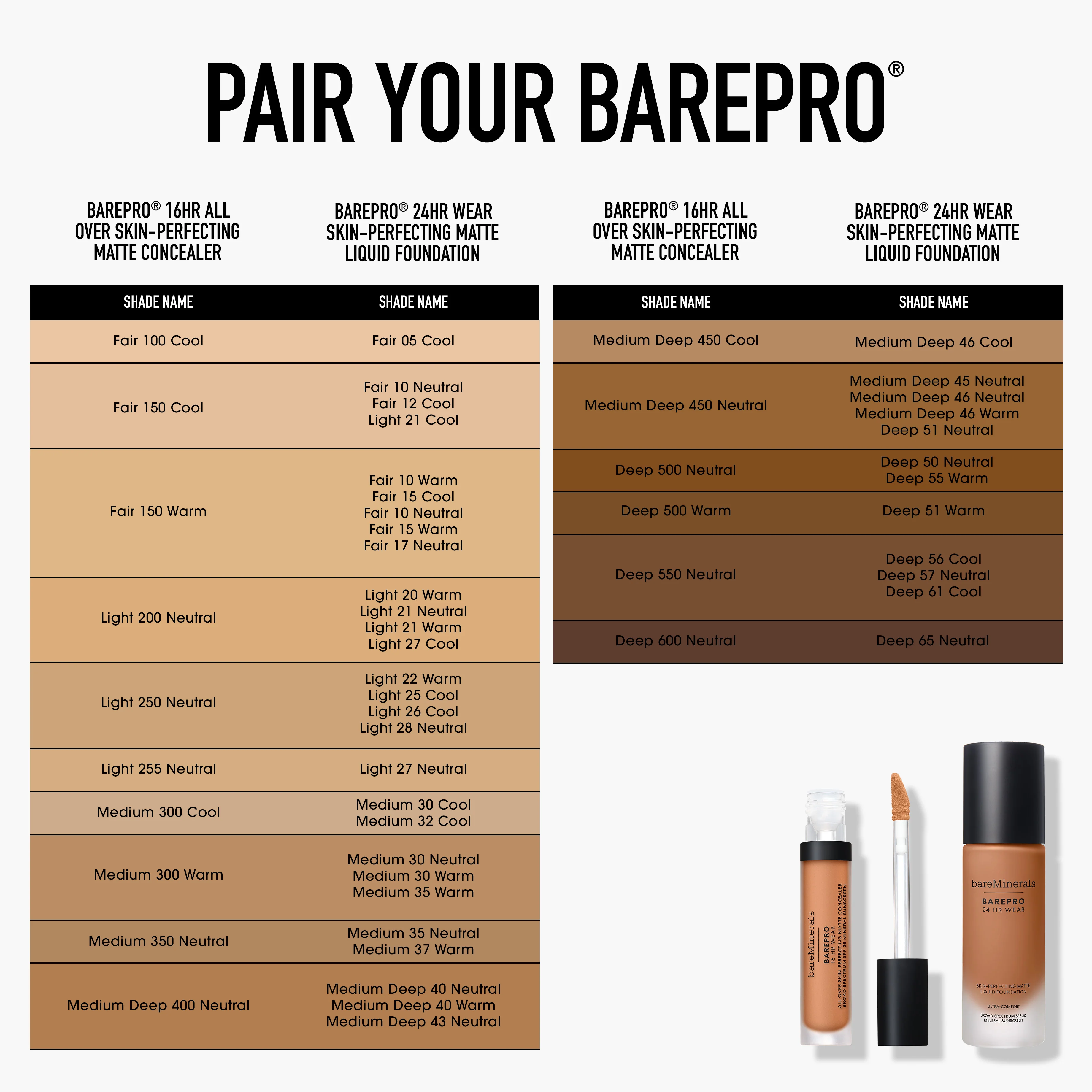 BAREPRO® 24HR Wear Skin-Perfecting Matte Liquid Foundation - Image 93