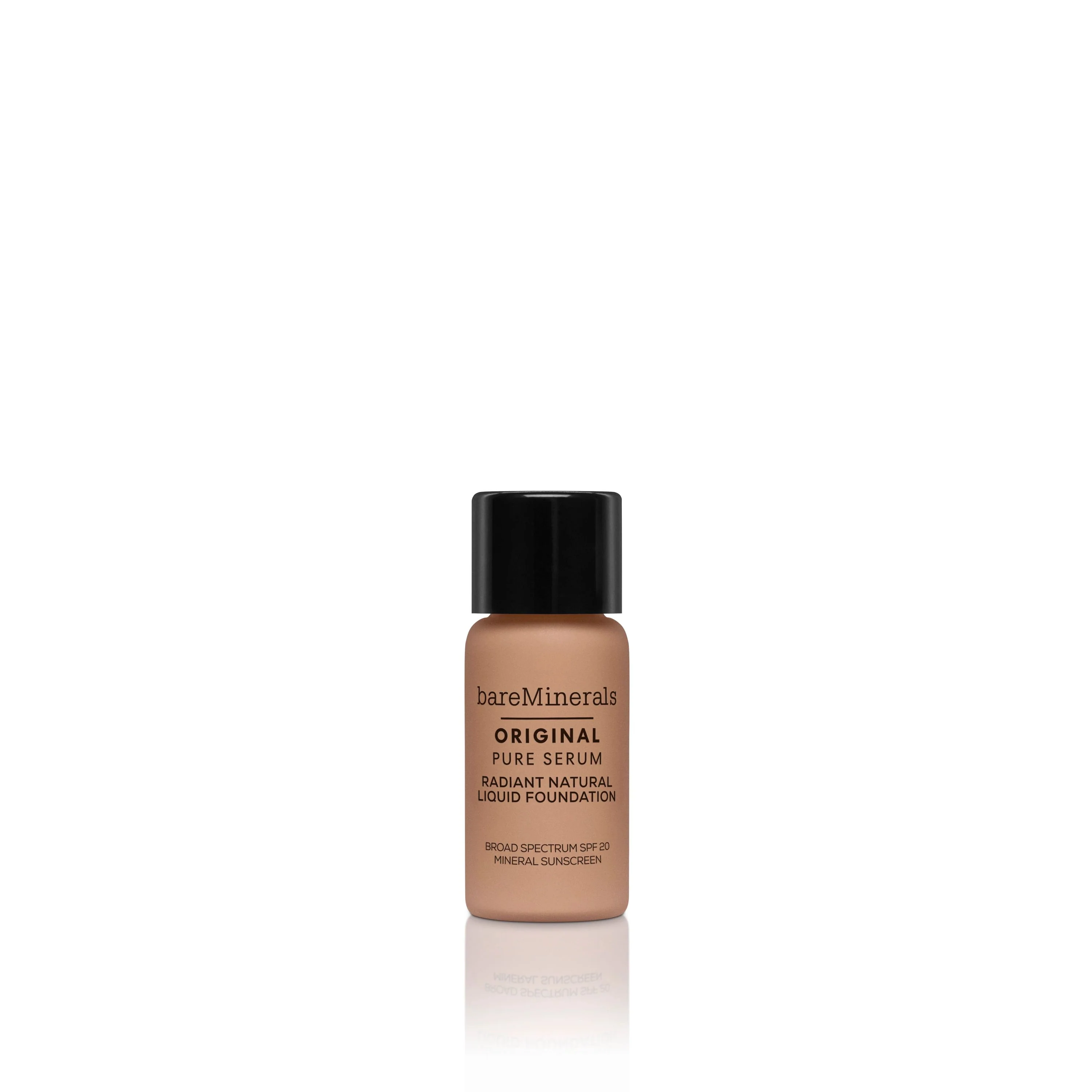 ORIGINAL Pure Serum Radiant Natural Liquid Foundation Mineral SPF 20 in Medium Neutral 3.5 Deluxe Sample
