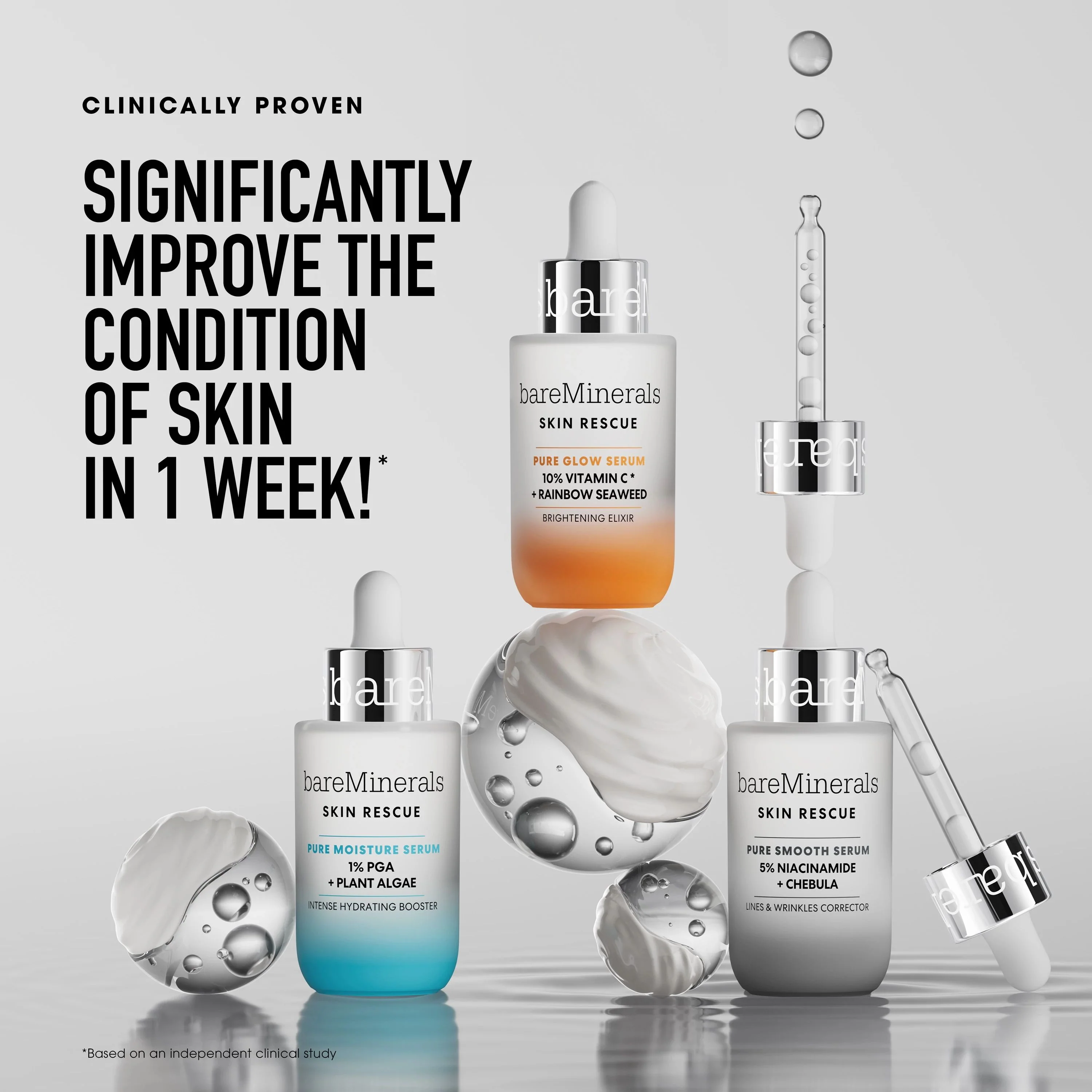 SKIN RESCUE Pure Glow Serum with 10% Vitamin C Complex and Rainbow Seaweed - Image 8